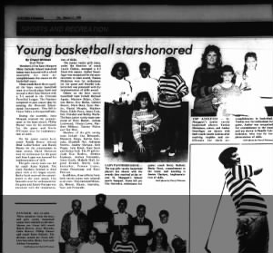 Young Basketball Stars Honored